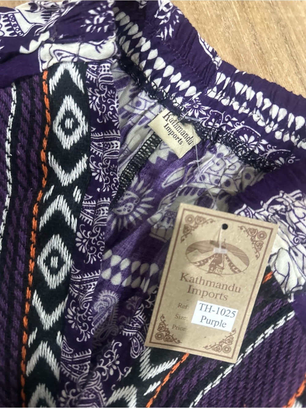 Rhea Costa Coral Knit Tank with Purple Patterned Skirt - Picture 4 of 4